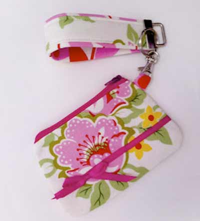 Coin purse with keyfob