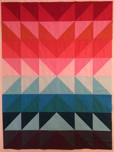 Color explosion quilt pattern