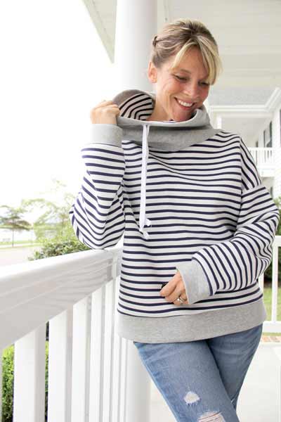 Women’s Cowl Neck Sweatshirt