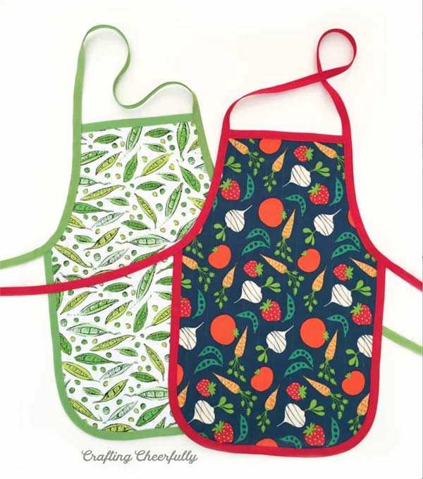 children apron with free pattern