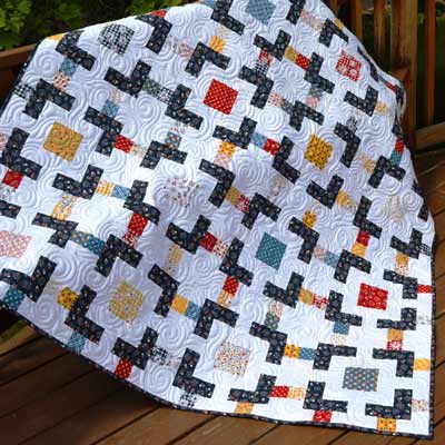 Crossroads – lap quilt for wheelchairs