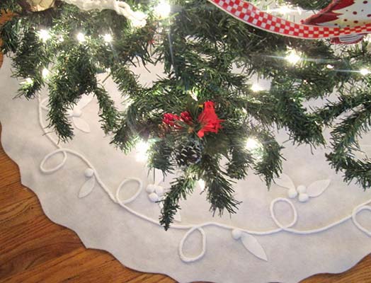 felt tree skirt pattern