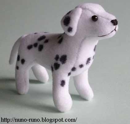 Dalmatian stuff toy pattern