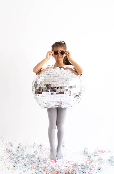 easy Disco Ball Costume for kids
