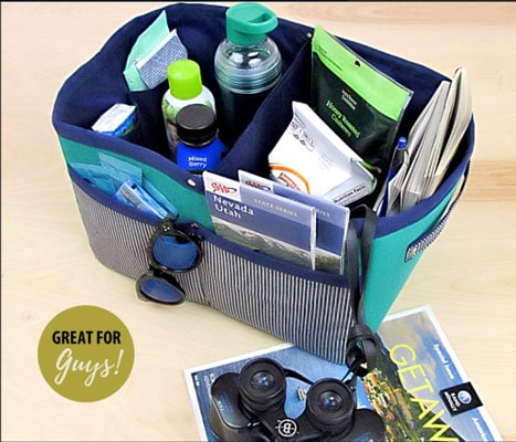 Divided and structured fabric basket