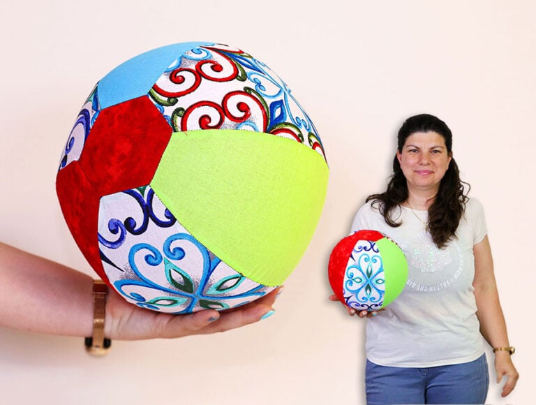DIY Balloon Ball Cover // Balloon Cover Sewing Pattern in 2 Sizes