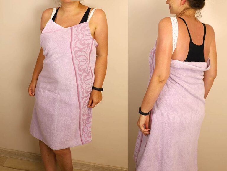 DIY Beach Towel Cover Up without a Pattern