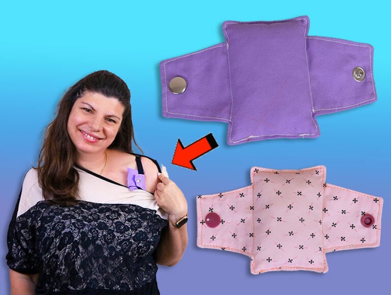Bra Port Pillow / Chemo pillow for a Bra / Video + Pattern