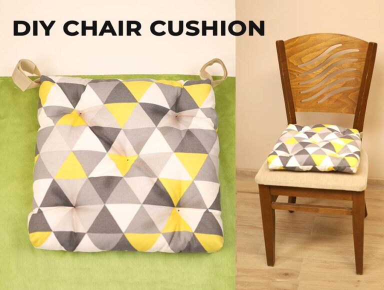 DIY Chair Cushion – How to Make a Chair Cushion [VIDEO]