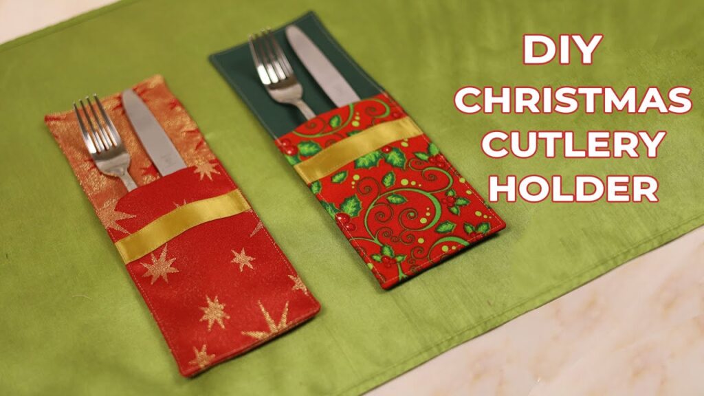 christmas cutlery holder