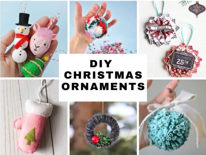 50+ DIY Christmas Ornaments For An Unique Personalized Tree