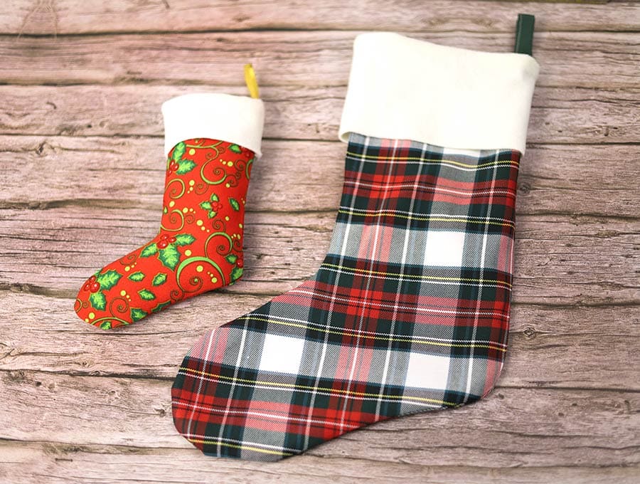 How to Sew an EASY Christmas Stocking
