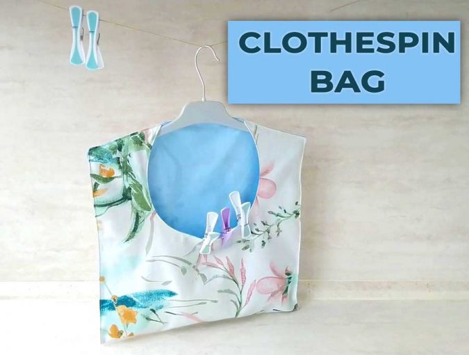 how to make a clothespin bag