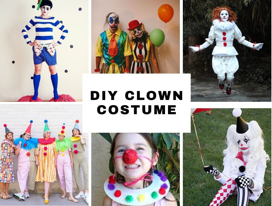 diy clown dress
