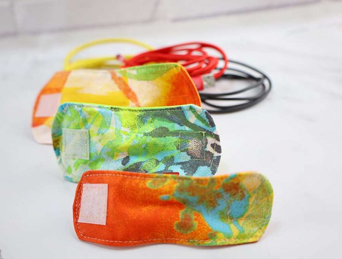 DIY Fabric Cord Keeper Cord Wrap Template In 3 Sizes ⋆ Hello Sewing
