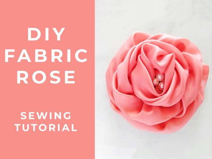 DIY Tutorial: How to Make Fabric Flower Shoe Clips