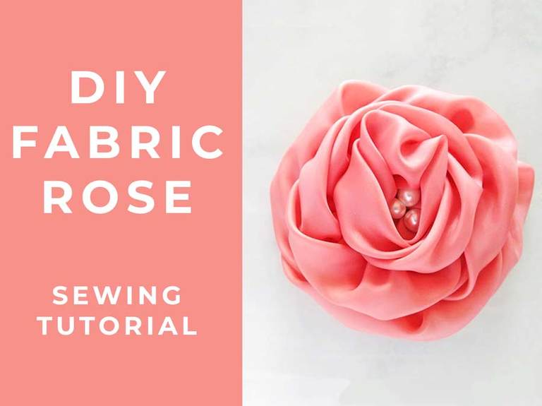 DIY: How to Make a Realistic Fabric Rose