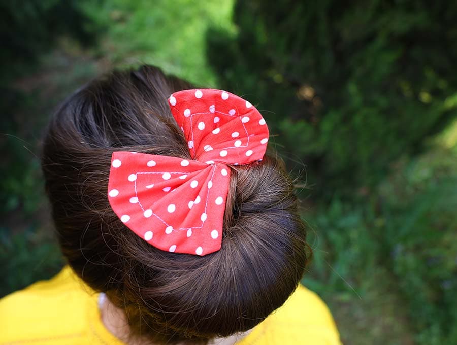 DIY Fabric Hair Bun Maker And Holder - Tutorial And Free Pattern ⋆ Hello  Sewing
