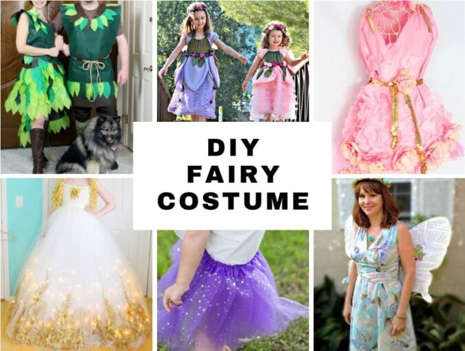 17+ Easy DIY Fairy Costume Ideas For Kids And Adults ⋆ Hello Sewing