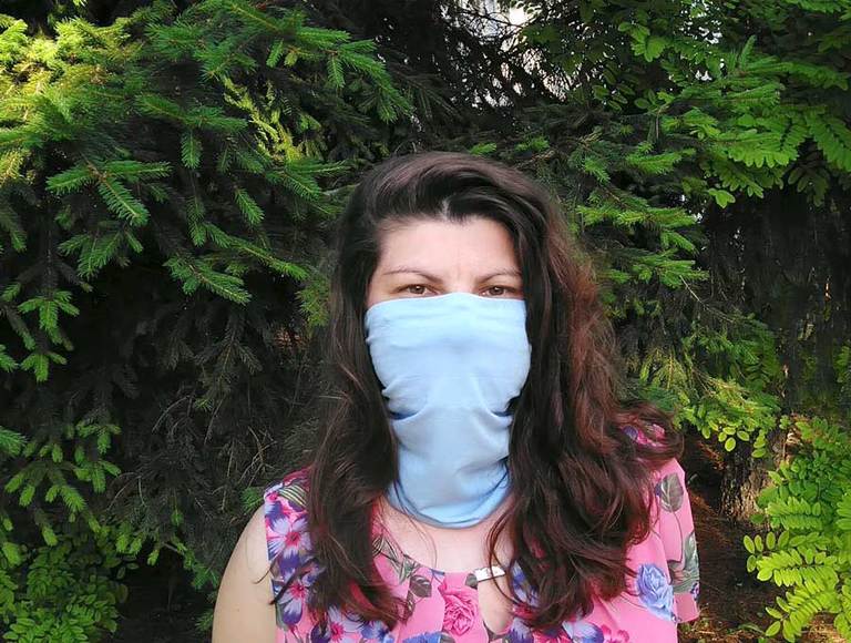 DIY Gaiter Face Mask (2 Ways) VIDEO Tutorial + FREE Pattern ⋆ Hello Sewing