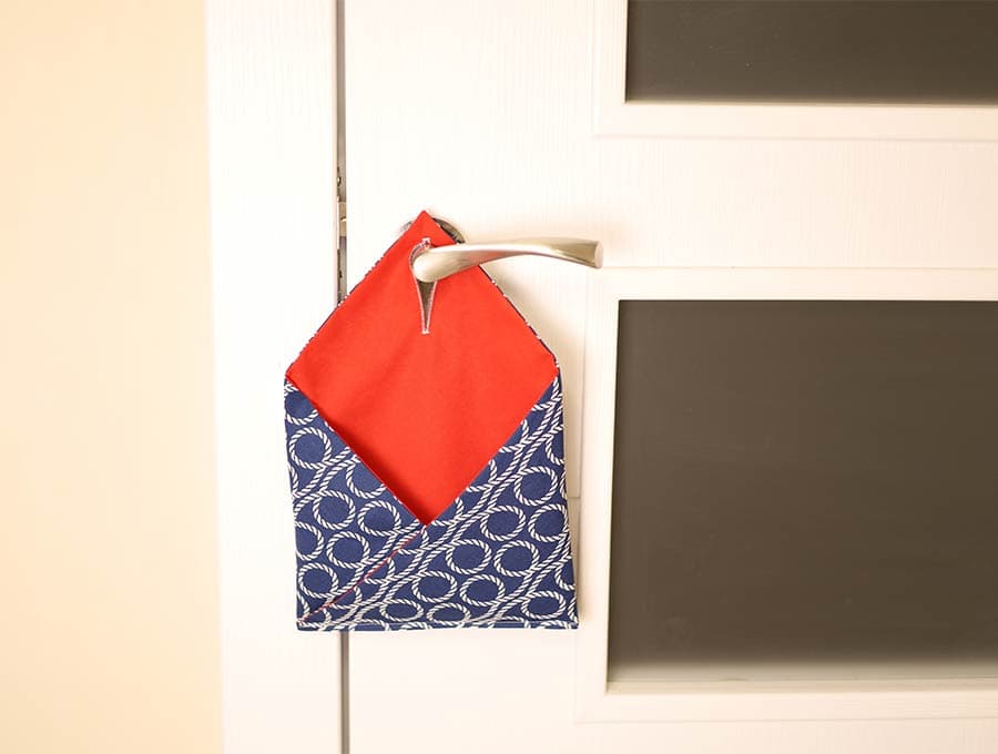 diy hanging door pocket