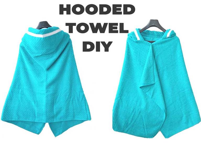 How to Make a Hooded Towel – Tutorial for ALL ages