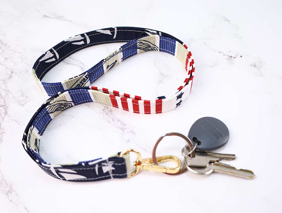 Fabric Lanyard and Badge Holder DIY Free Sewing Pattern