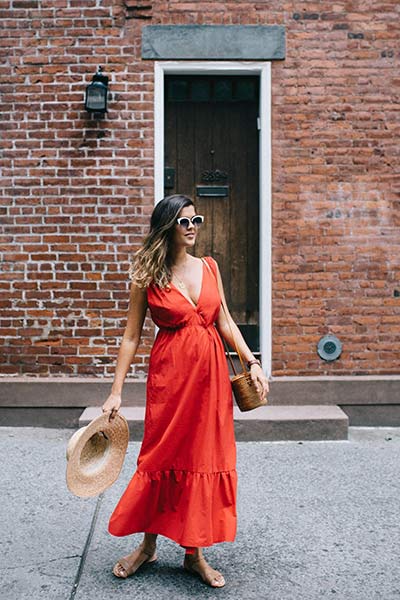 Best long dress images - Simple Craft Ideas  Maxi dress, Frock fashion,  Half sleeve dresses