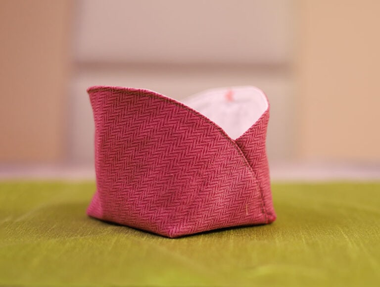 DIY Multi-purpose Tulip Basket // How to Sew a Tulip Bin