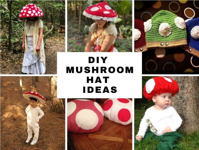 DIY Mushroom Hat Ideas - How To Make A Toadstool Hat In A Flash