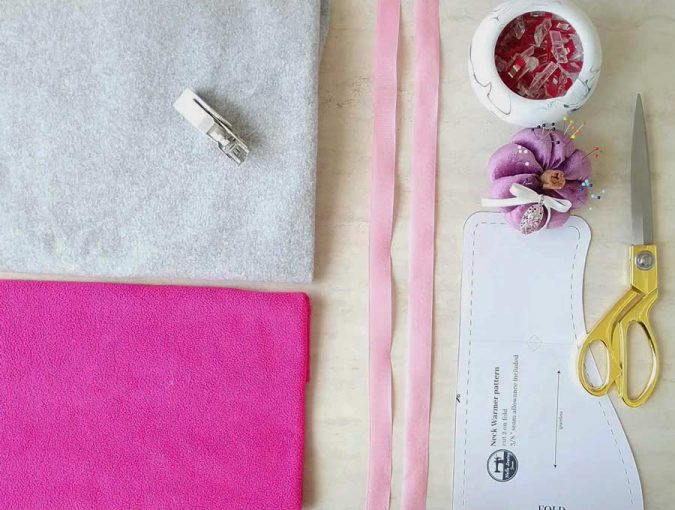 How To Make A Fleece Neck Warmer Pattern And Video ⋆ Hello Sewing