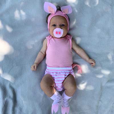 Newborn piglet costume