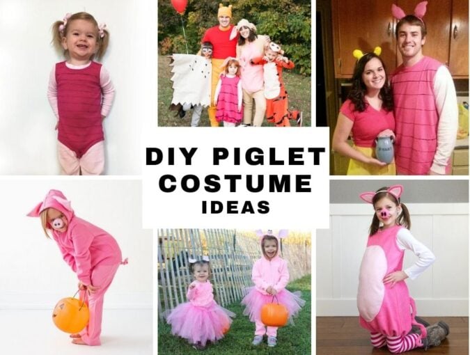 diy piglet costume ideas how to make a pig costume in the last minute