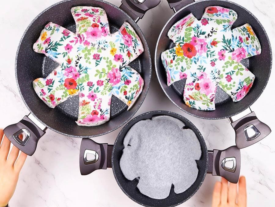 Felt Pot Pan Protectors for Stacking to Prevent Scratching Cookware  Accessory