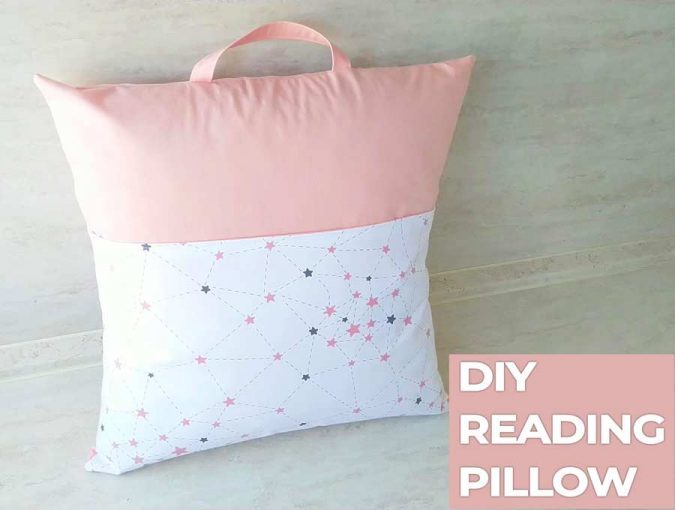 DIY Reading Pillow Pattern + How to Make a Book Pillow VIDEO