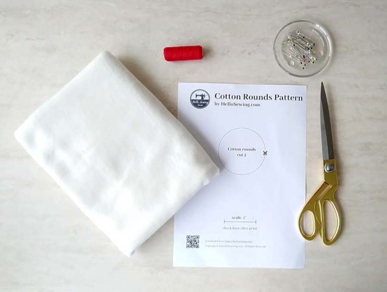 DIY Reusable Cotton Rounds How To Make Zero Waste Makeup Remover Pads