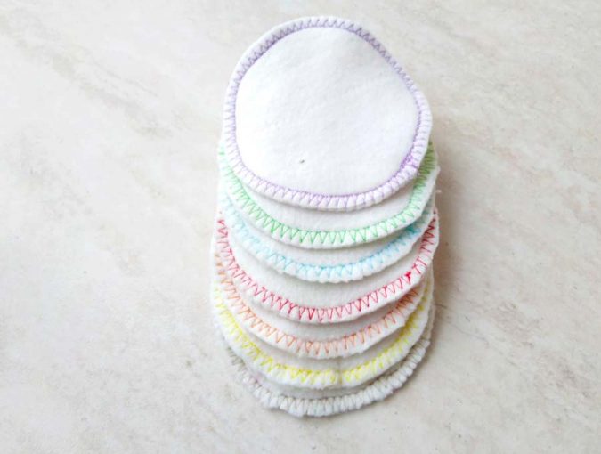 DIY Reusable Cotton Rounds How To Make Zero Waste Makeup Remover Pads