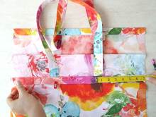 DIY Reusable Grocery Bag Tutorial + FREE Pattern ⋆ Hello Sewing