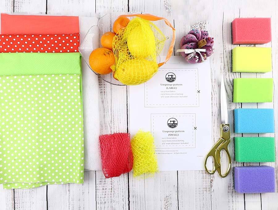 How To Make Reusable Dish Sponges The Easy Way! – Beginner Sewing Projects