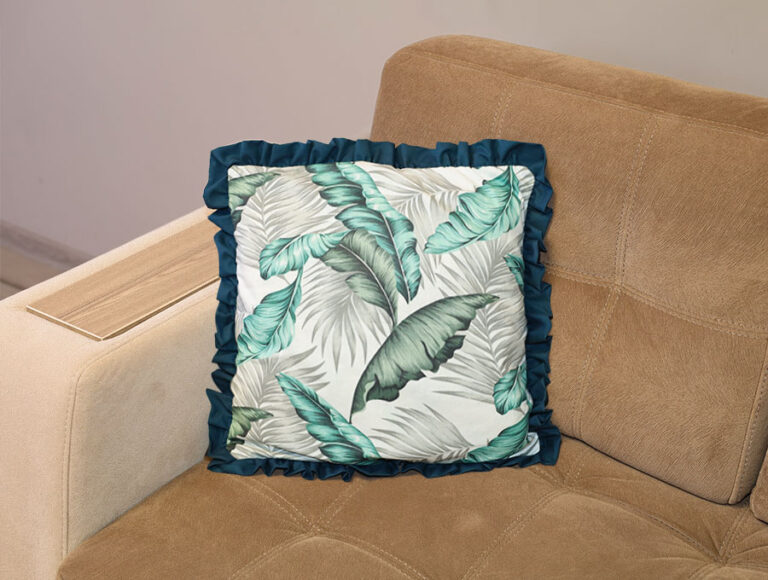 DIY Ruffle Pillow Cover
