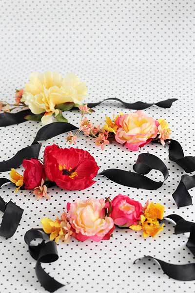 How to make your own corsage out of silk flowers