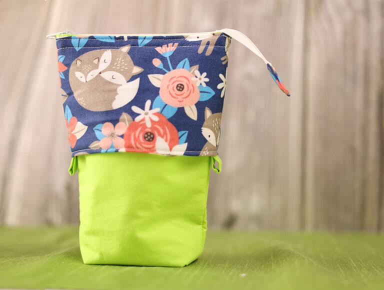 DIY Sliding Pencil Case With Free Pattern [Stand Up Pen Pouch VIDEO] ⋆ ...