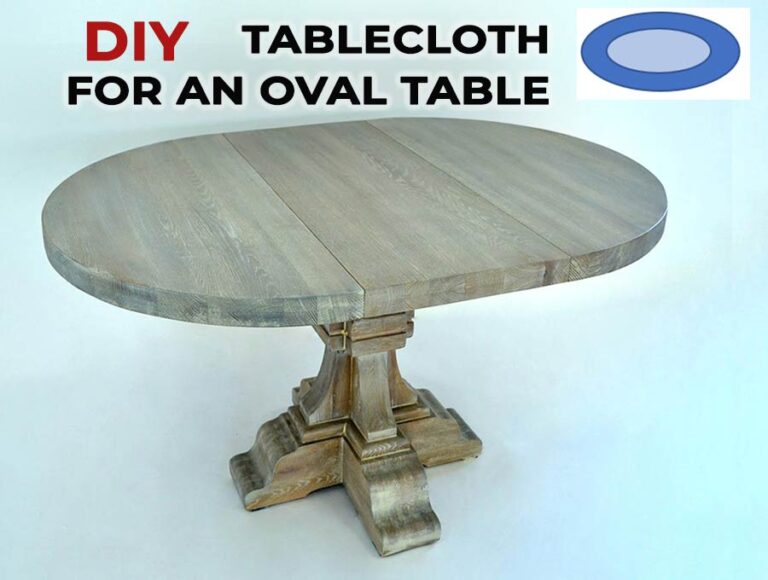 How To Make A Tablecloth To Fit ANY Table Shape Or Size ⋆ Hello Sewing