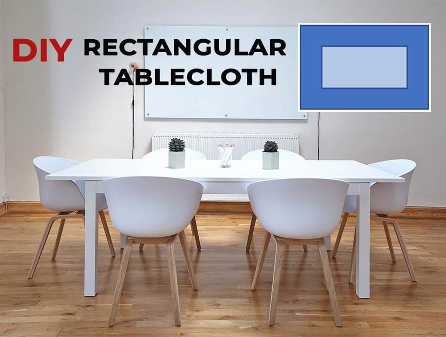 diy tablecloth for rectangular table