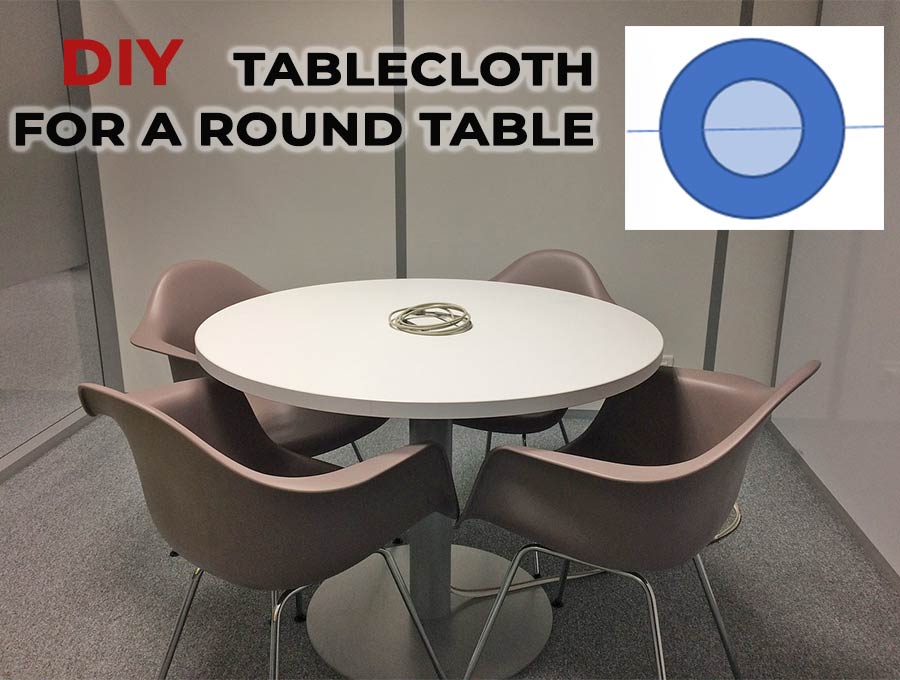 diy tablecloth for round table