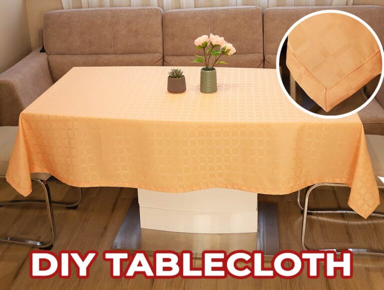 How to Make a Tablecloth to Fit ANY Table Shape or Size