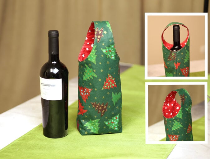 diy wine bottle bag