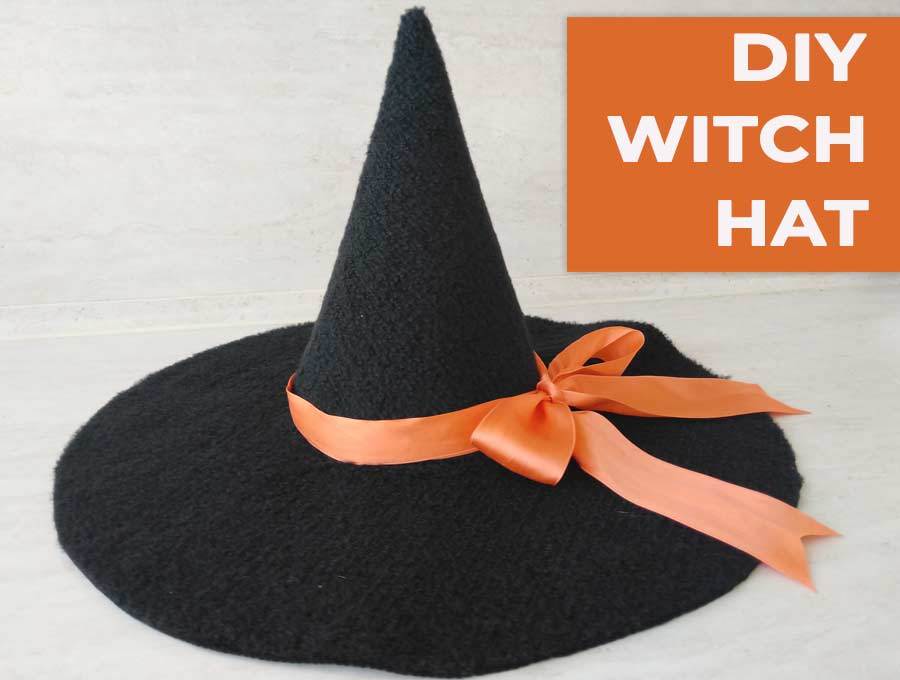 DIY Witch Hat Tutorial VIDEO Hello Sewing