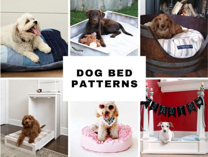 PDF Sewing Pattern for a Comfortable Soft Bed for Small Dogs 