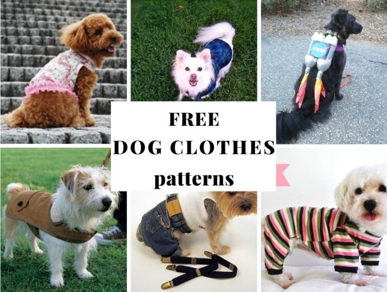Free Printable Dog Clothes Patterns and Tutorials
